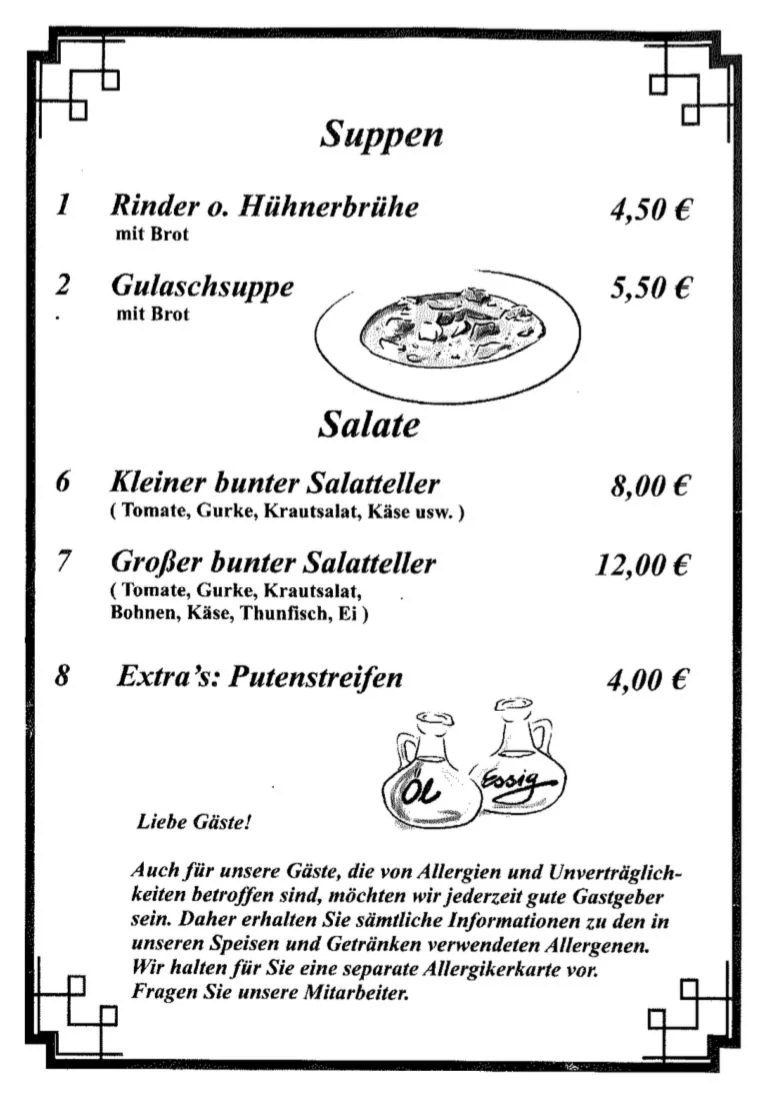 Speisekarte photo 5