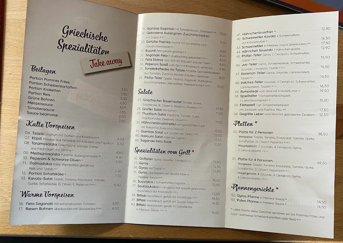 Speisekarte photo 4