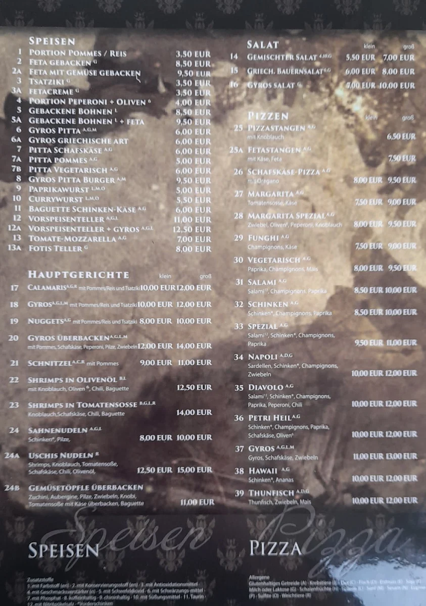 Speisekarte photo 2