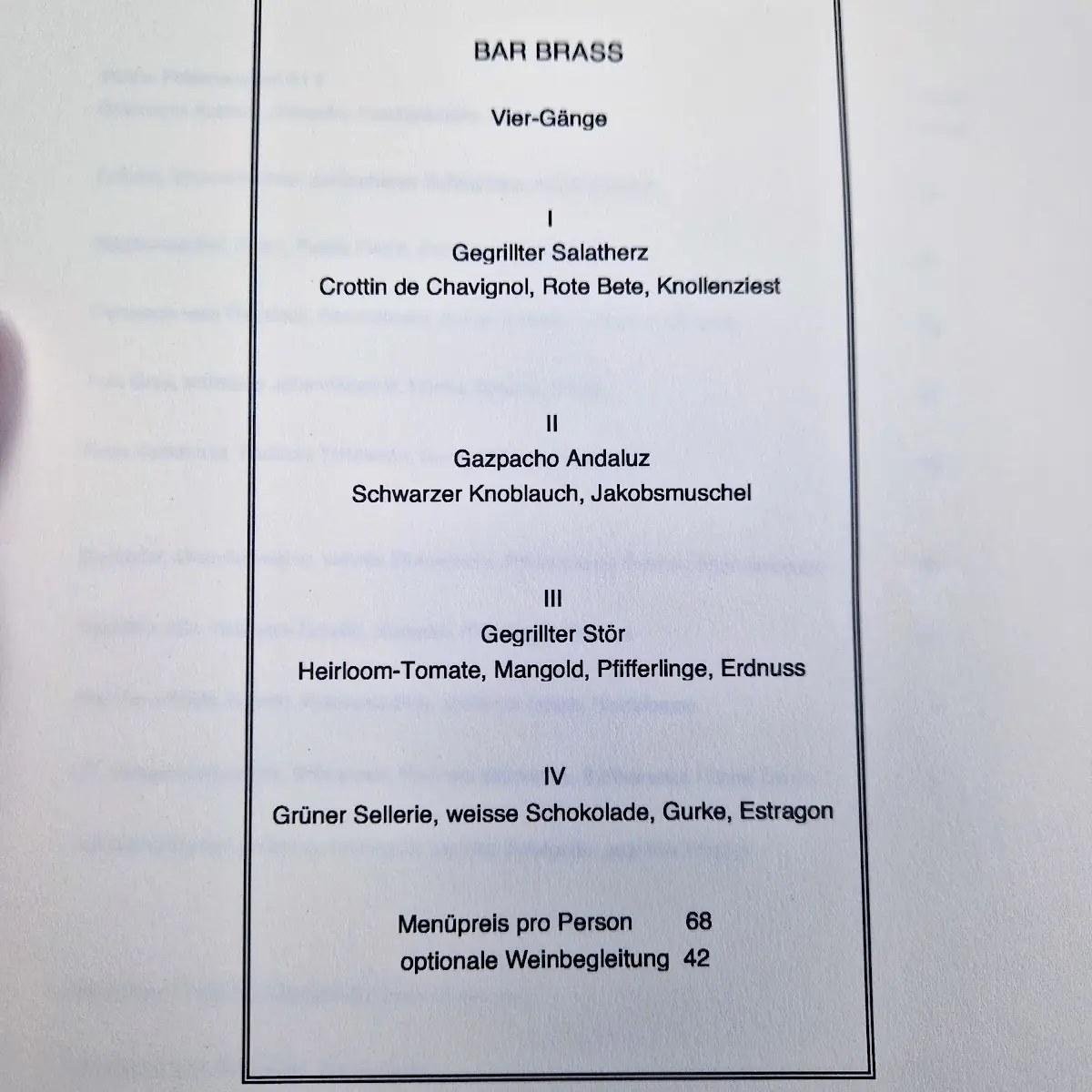 Speisekarte photo 3