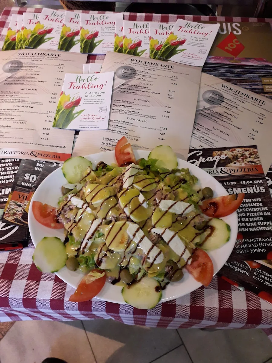 Speisekarte, Pizzeria Spago - Bad Homburg vor der Höhe