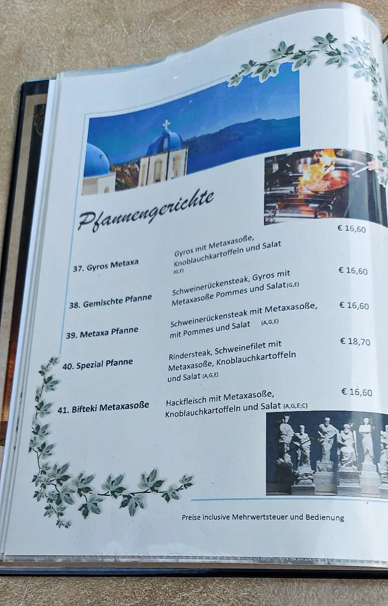 Speisekarte photo 4