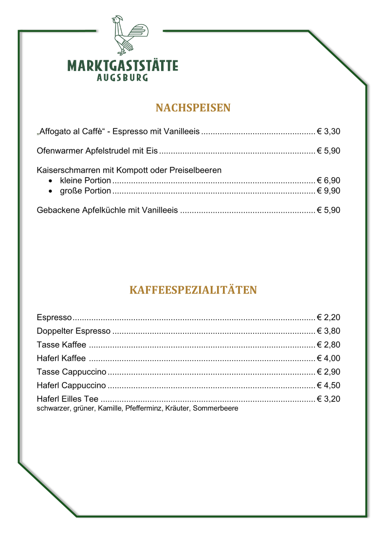 Speisekarte photo 5