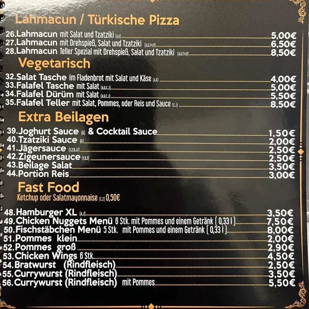 Speisekarte photo 5