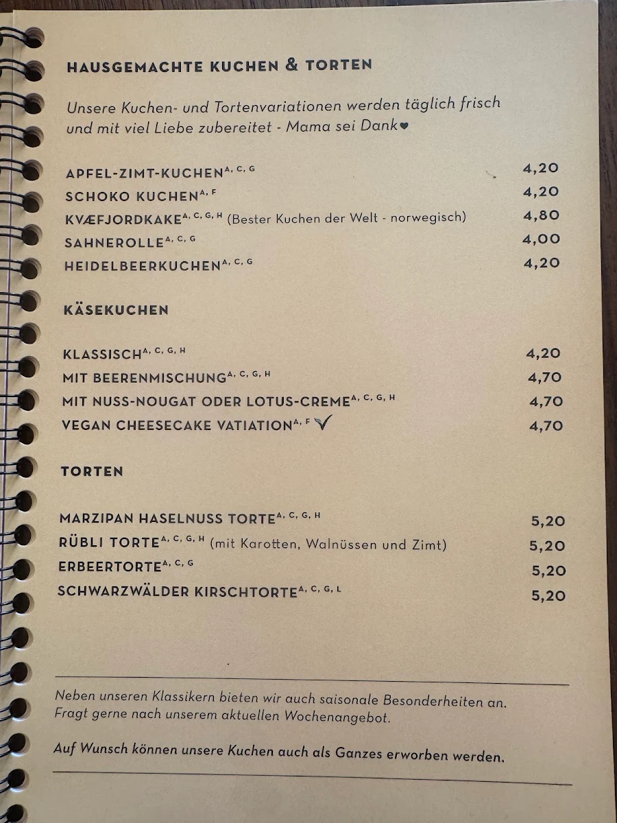 Speisekarte photo 1