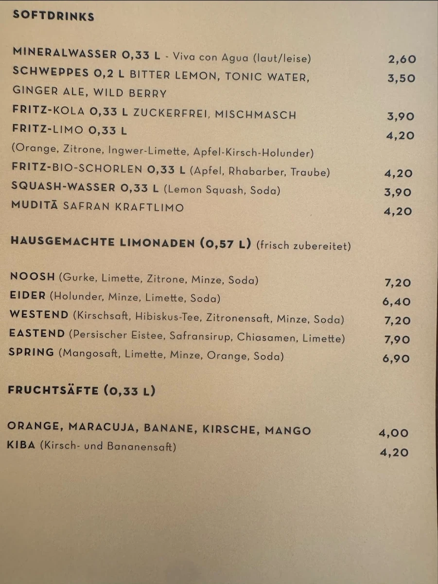 Speisekarte photo 2