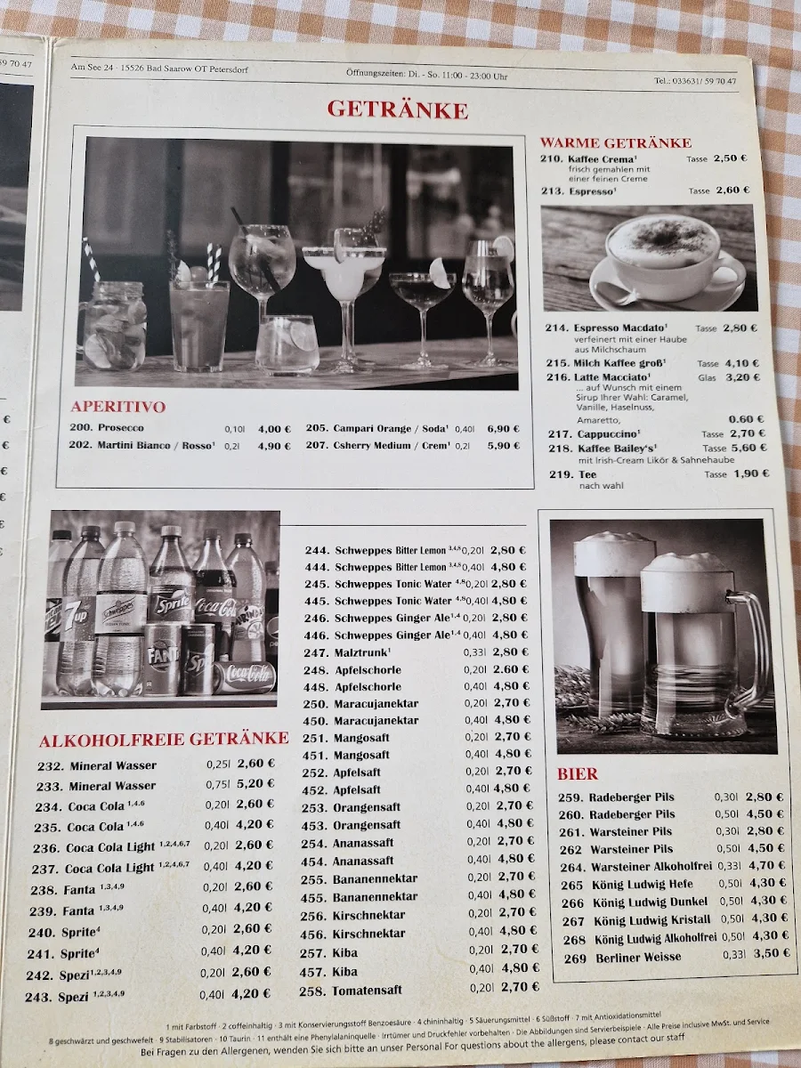 Speisekarte photo 3