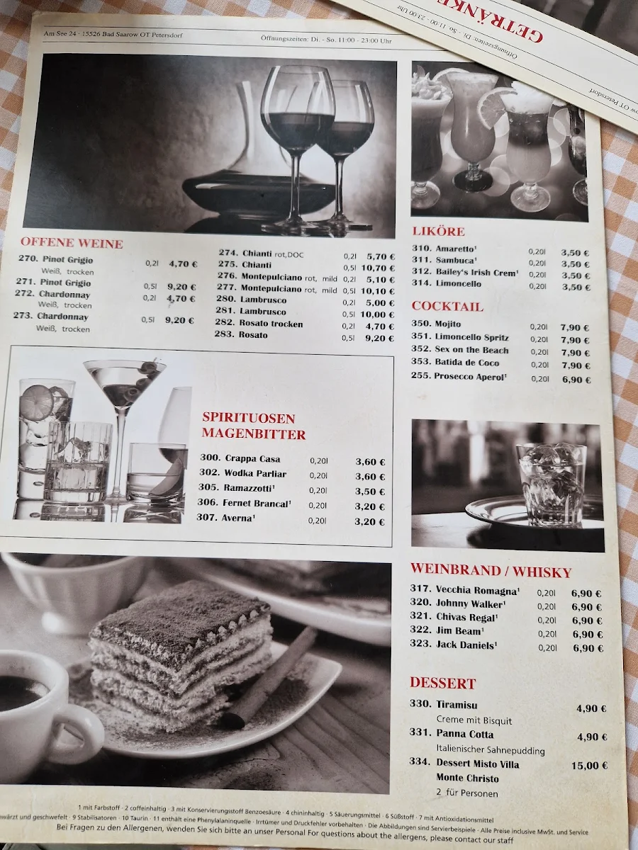 Speisekarte photo 5