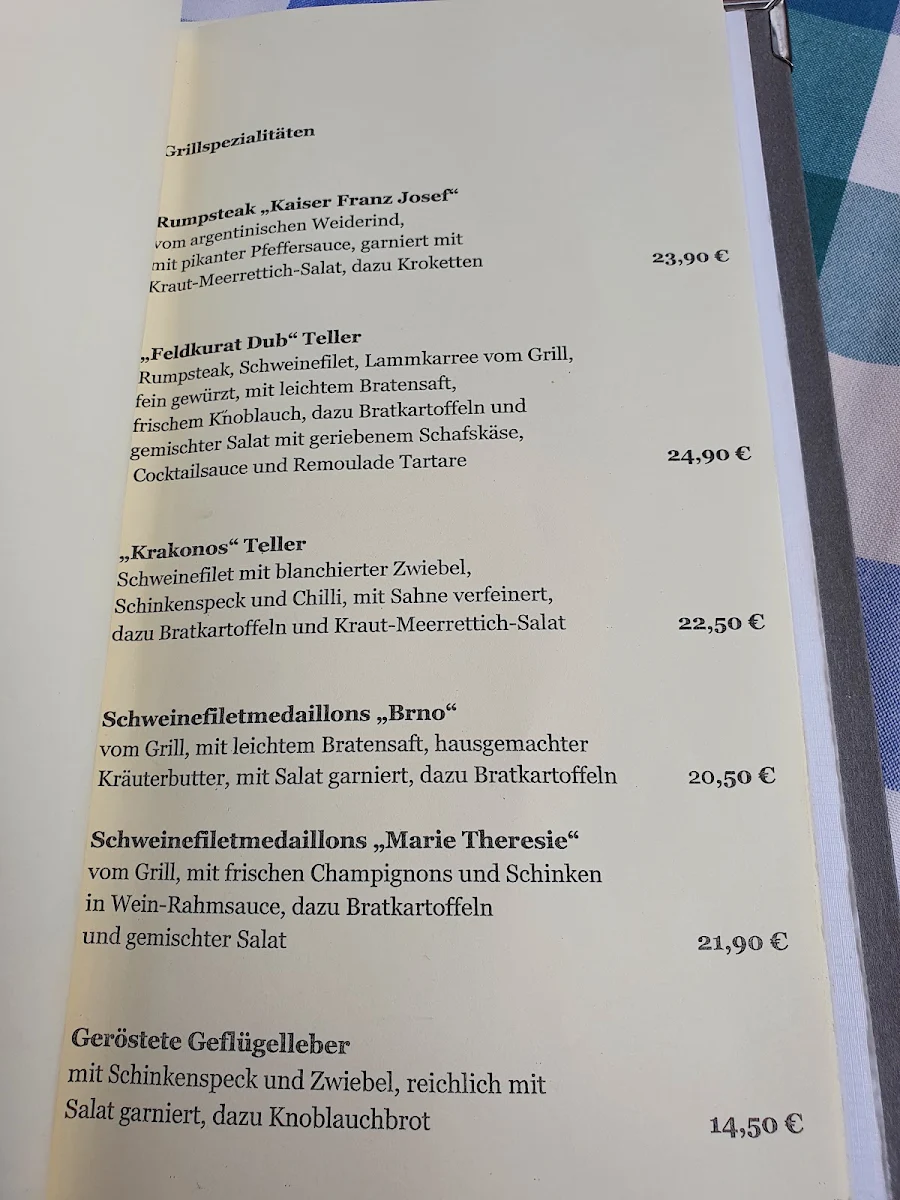 Speisekarte photo 2