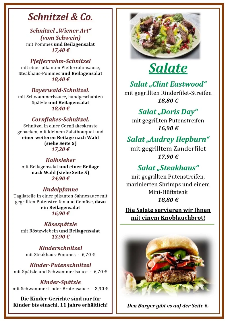 Speisekarte photo 2
