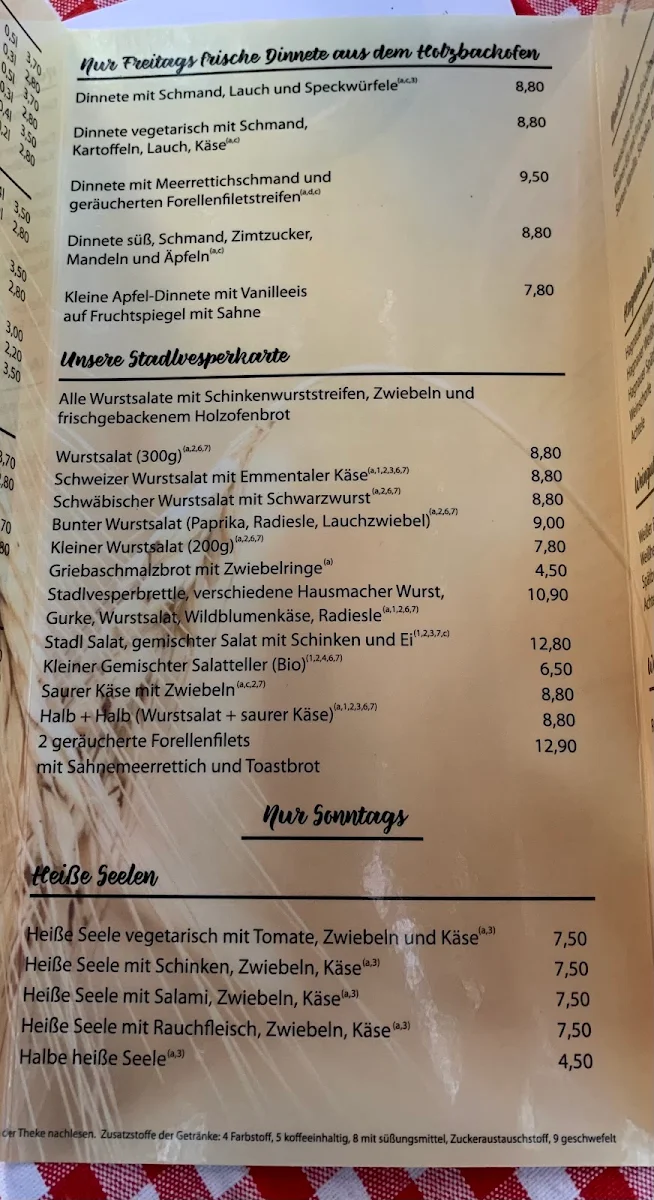 Speisekarte photo 2