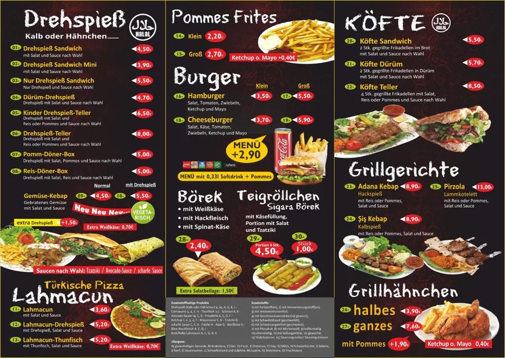Speisekarte photo 1