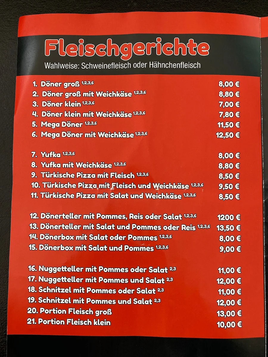 Speisekarte photo 2