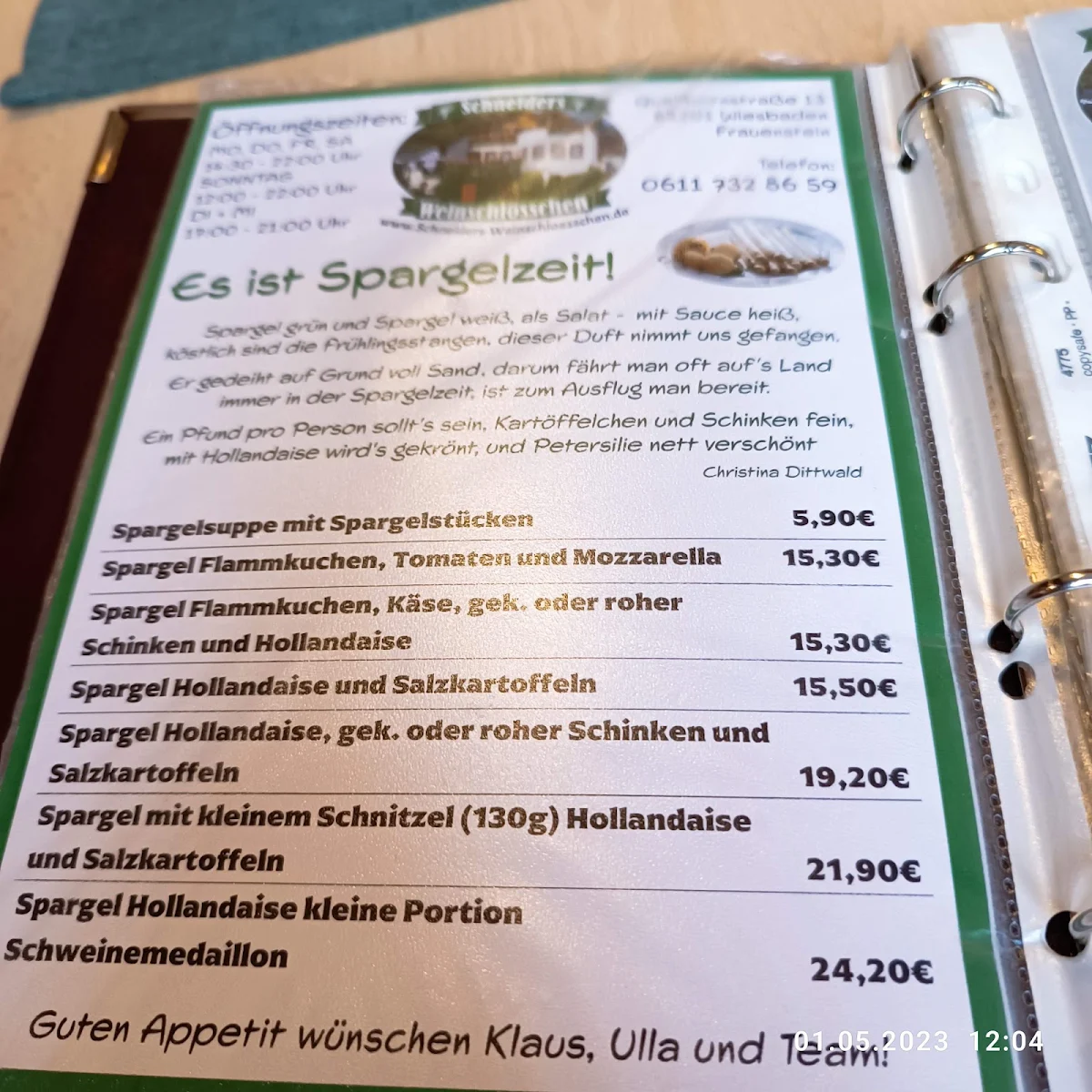 Speisekarte photo 6