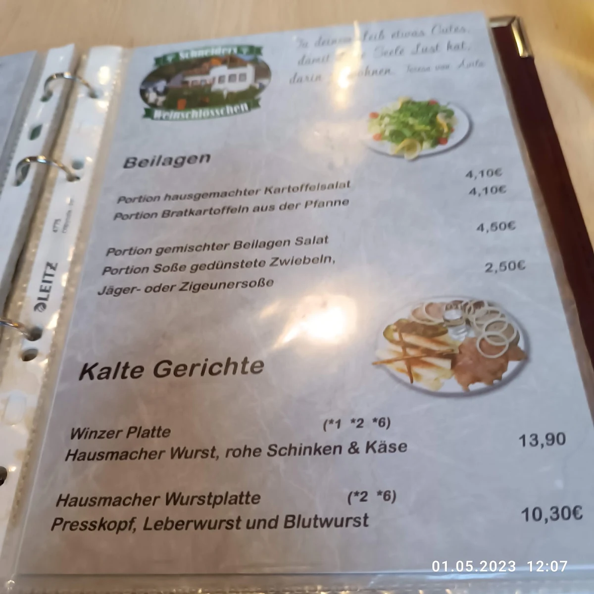 Speisekarte photo 7