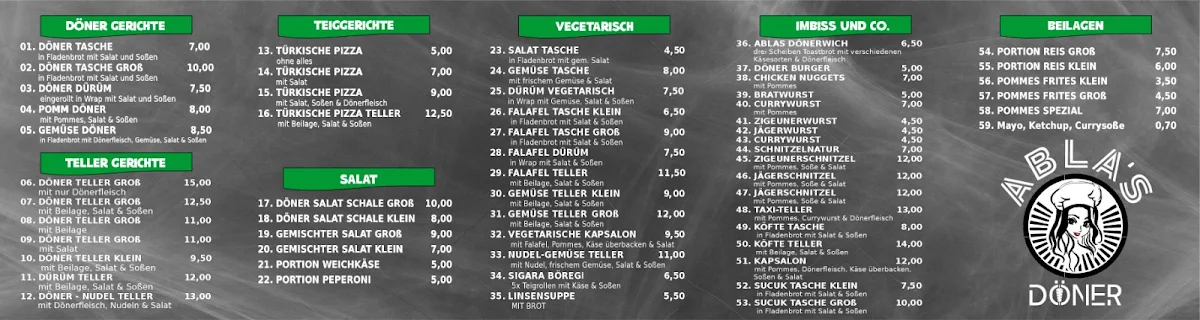 Speisekarte photo 2