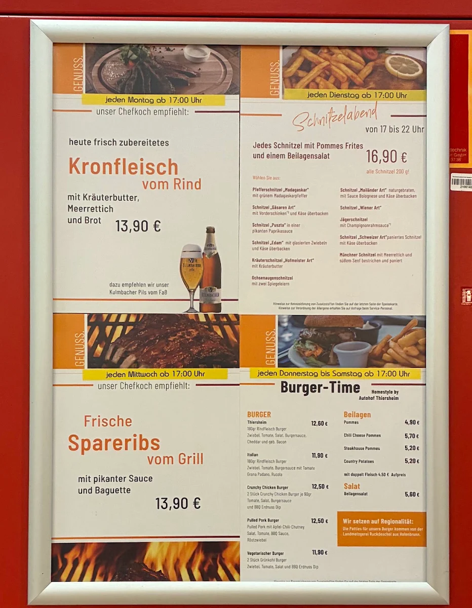 Speisekarte photo 2