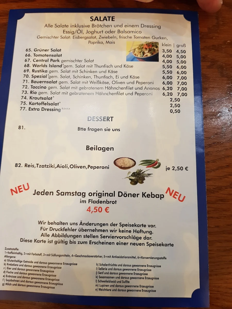 Speisekarte photo 2