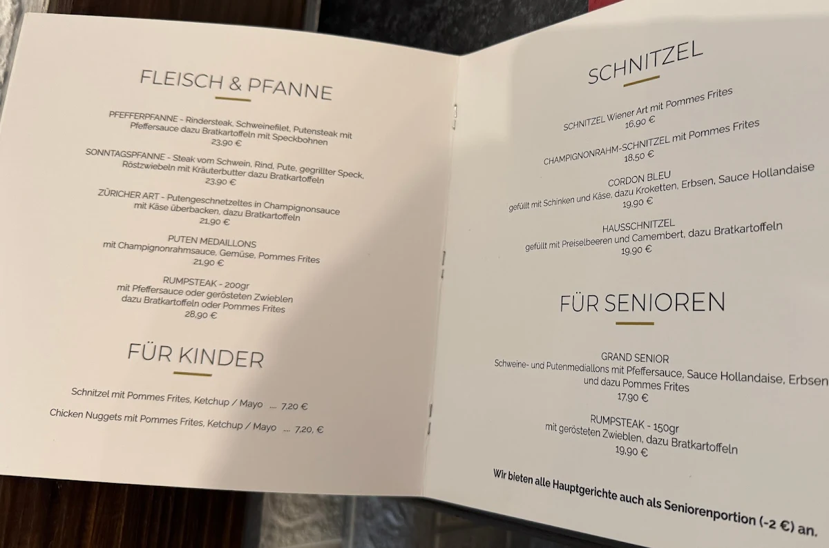 Speisekarte photo 3