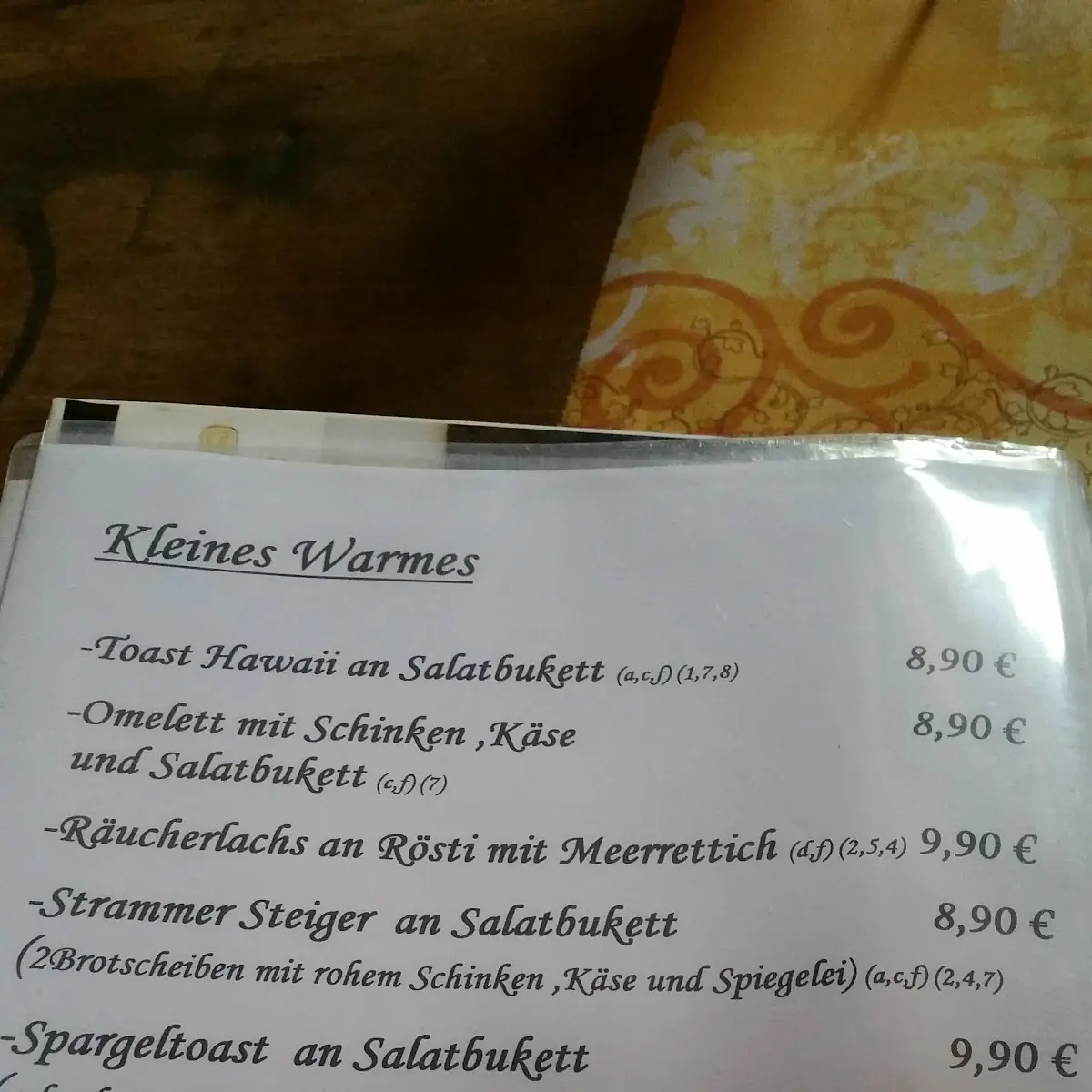 Speisekarte photo 1