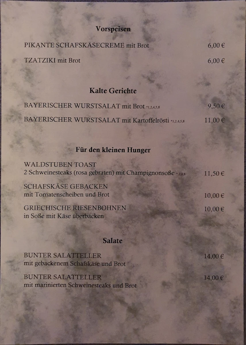 Speisekarte photo 1