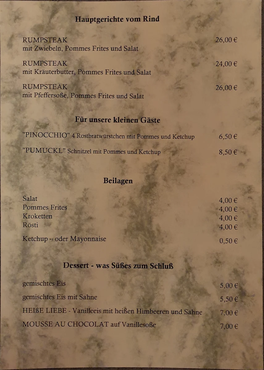 Speisekarte photo 5