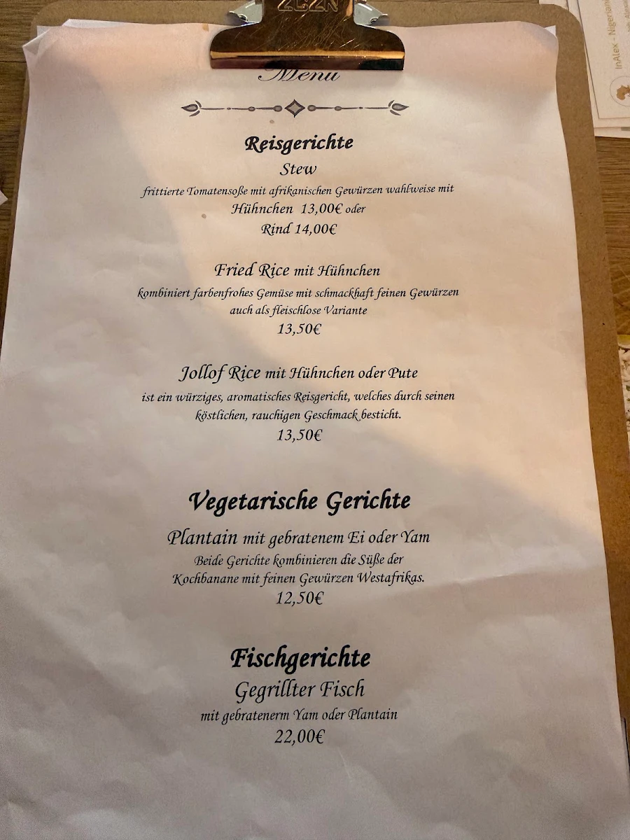 Speisekarte photo 3