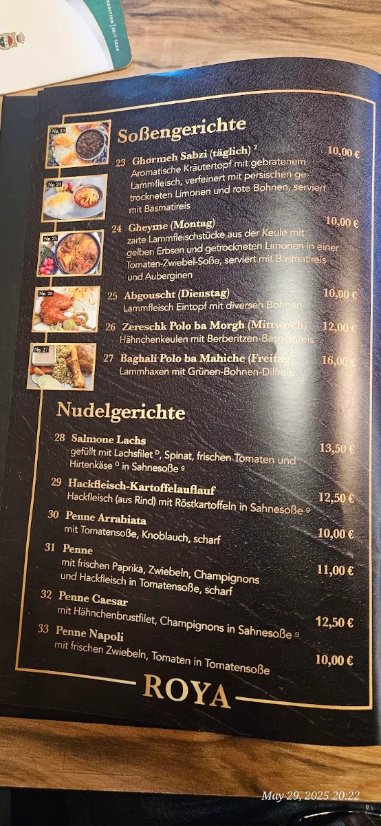 Speisekarte photo 4