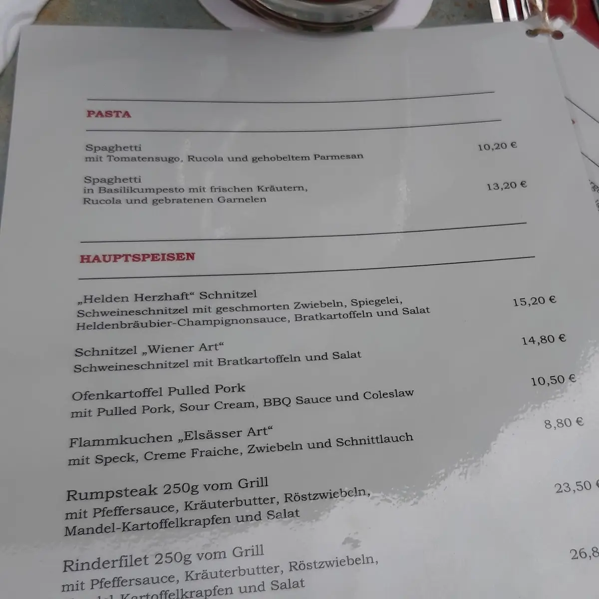 Speisekarte photo 6