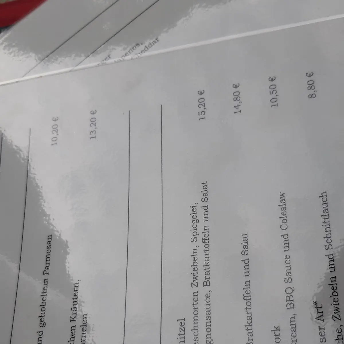 Speisekarte photo 7
