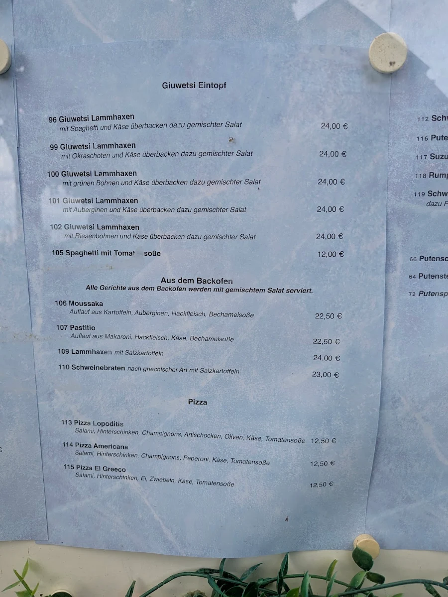 Speisekarte photo 1