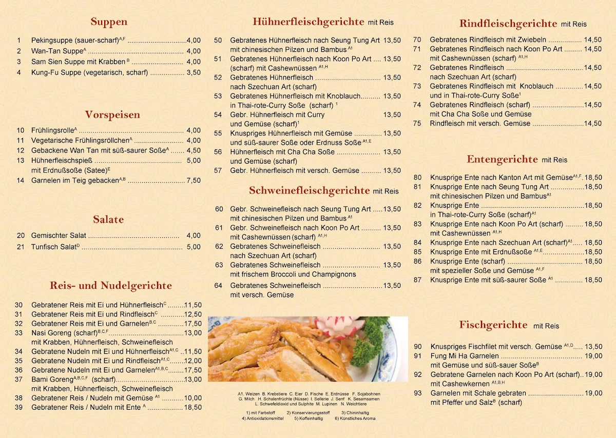 Speisekarte photo 1