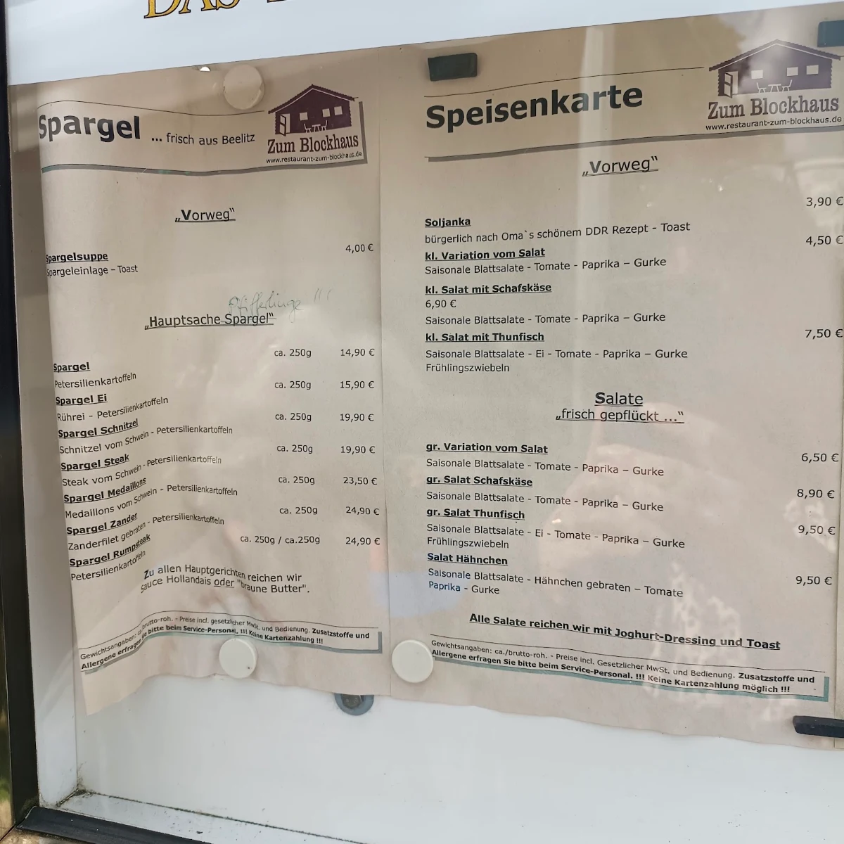 Speisekarte photo 9