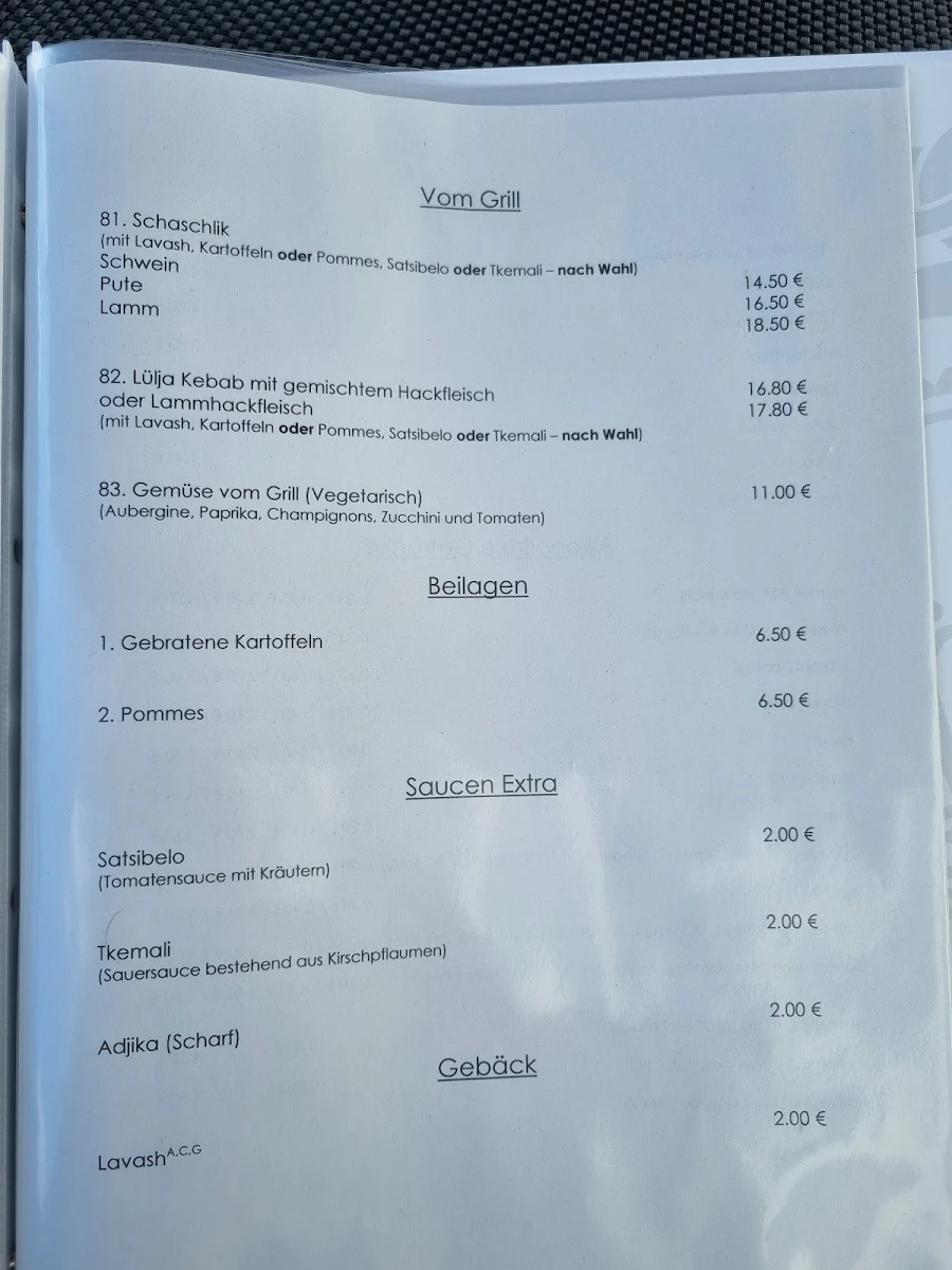 Speisekarte photo 5