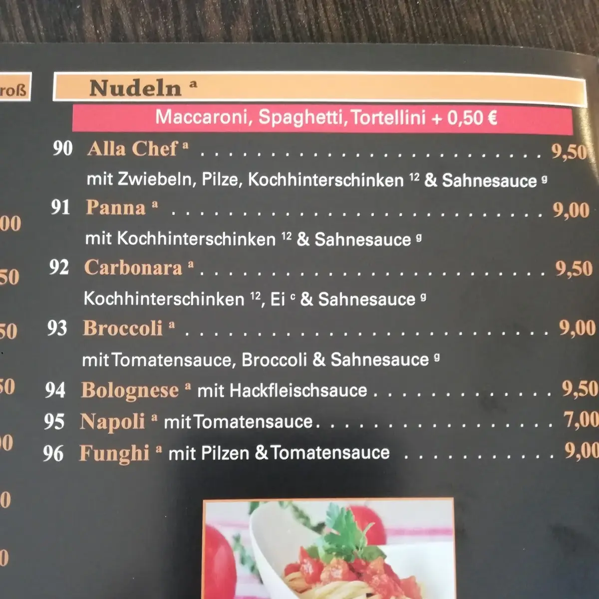 Speisekarte photo 7