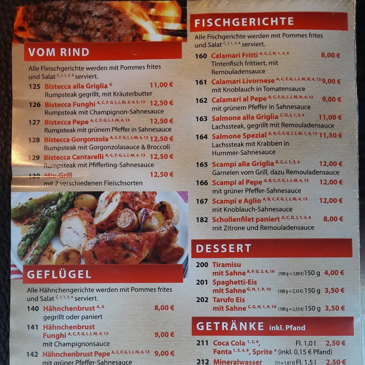 Speisekarte photo 2