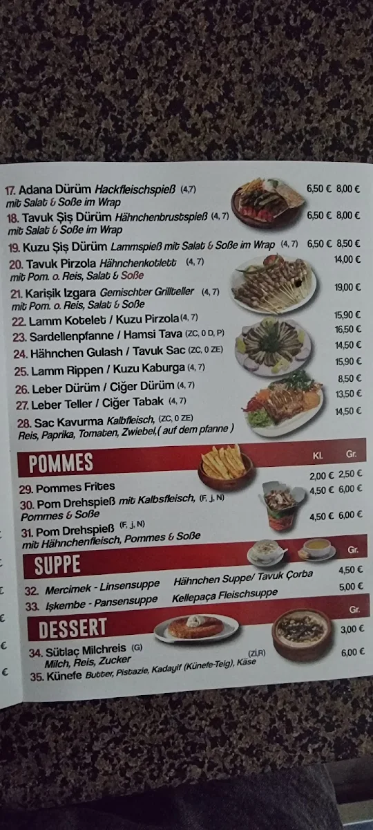 Speisekarte photo 3