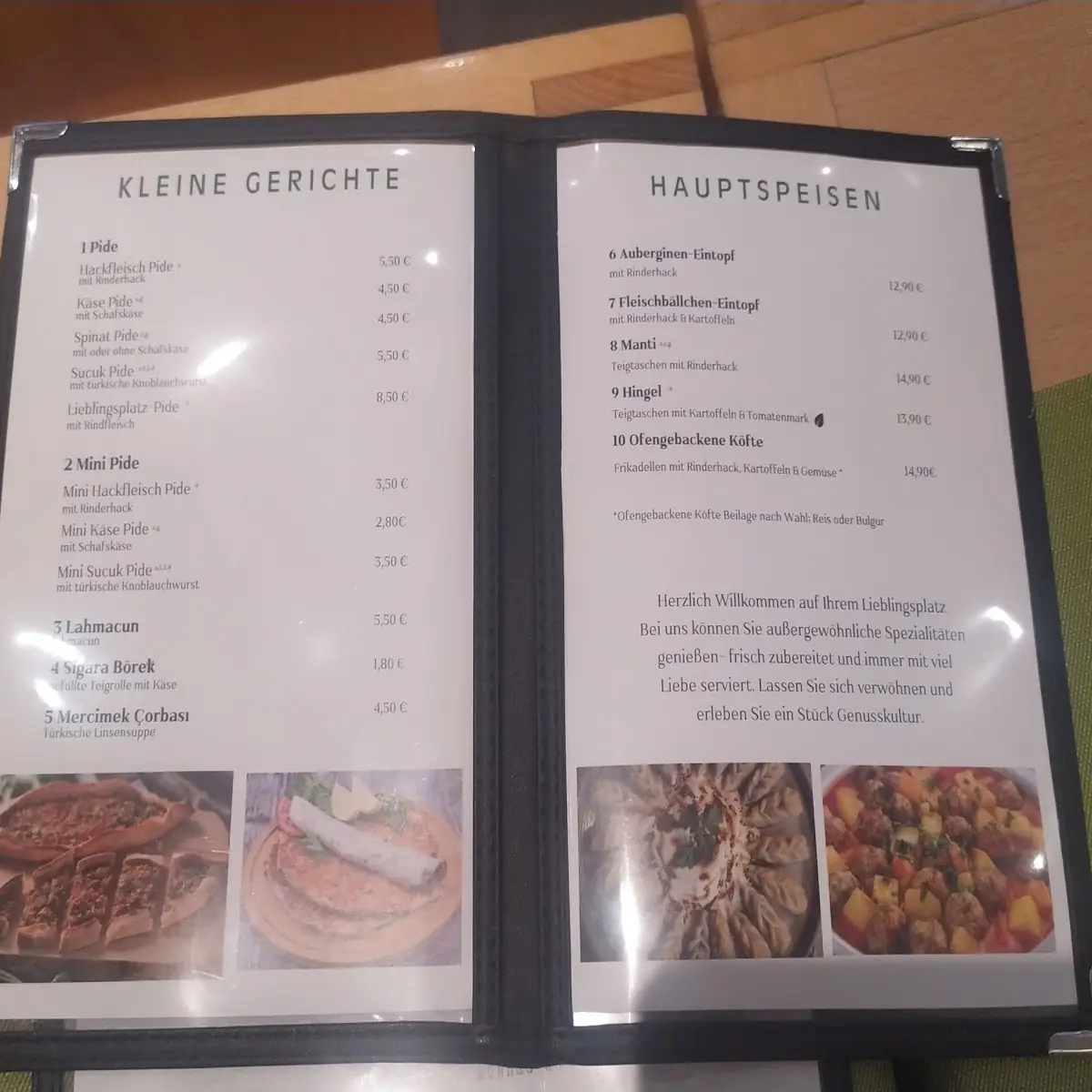 Speisekarte photo 2