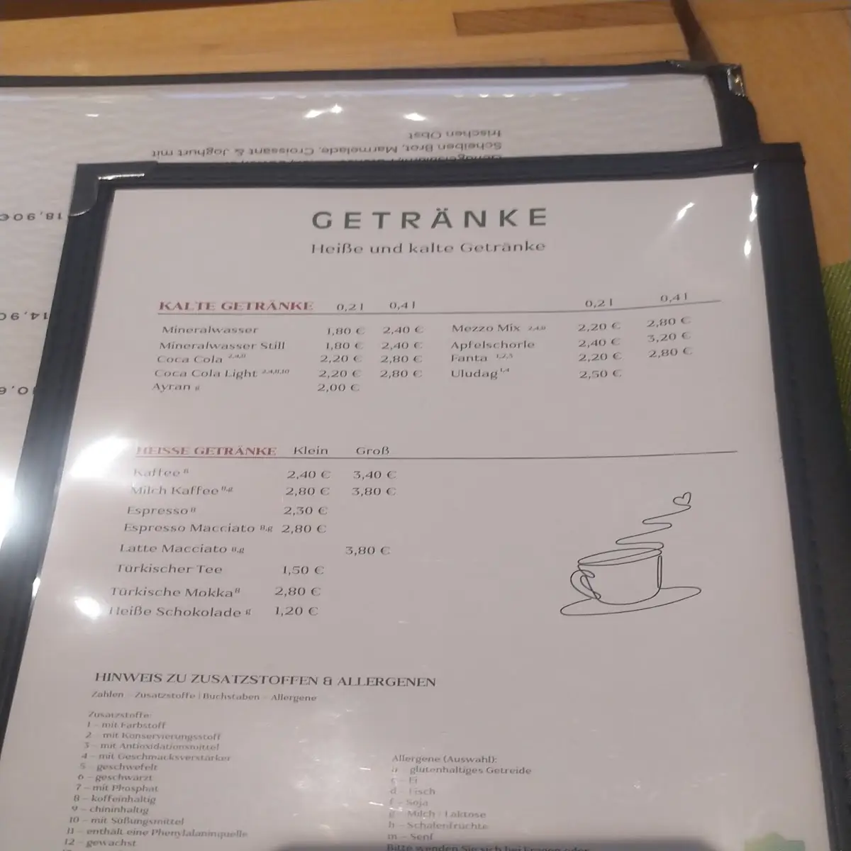 Speisekarte photo 4