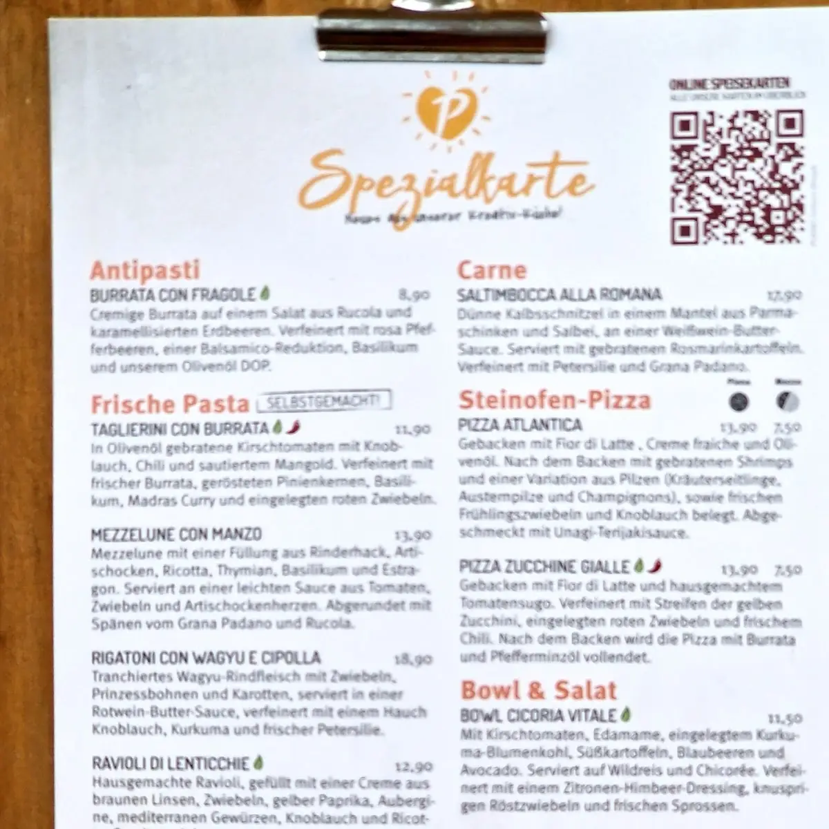 Speisekarte photo 3