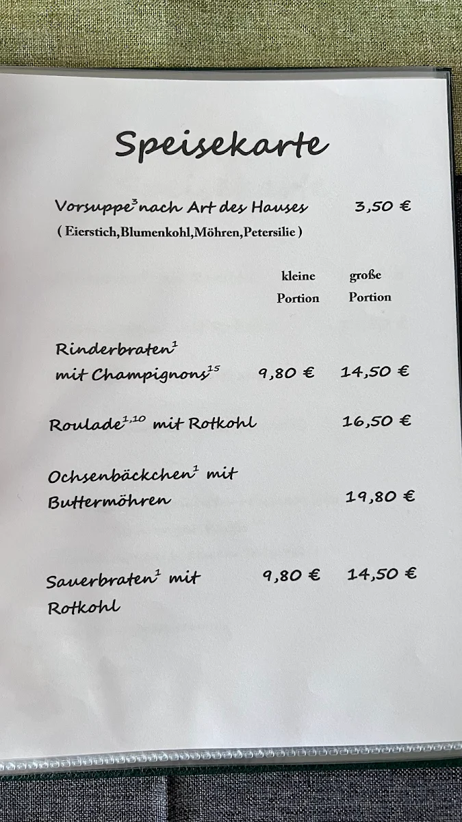 Speisekarte photo 3