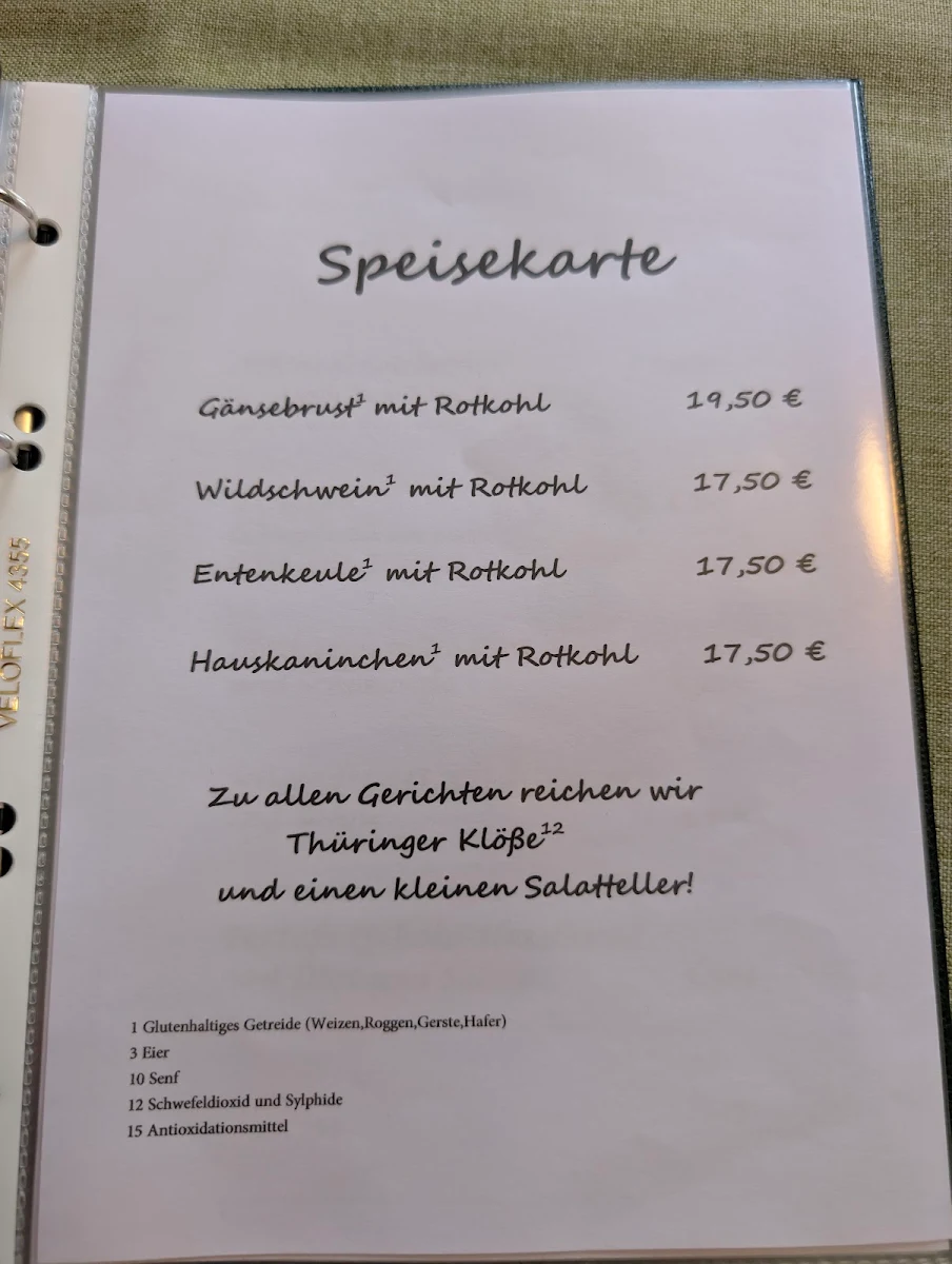 Speisekarte photo 5