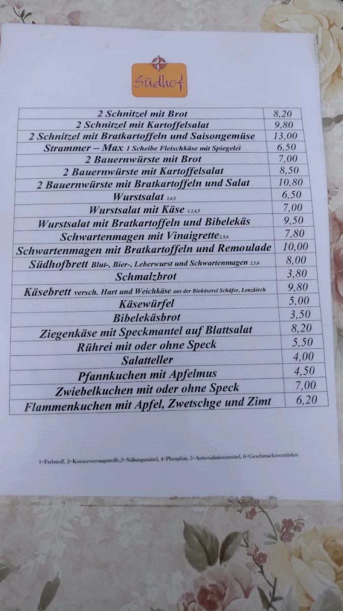 Speisekarte photo 1