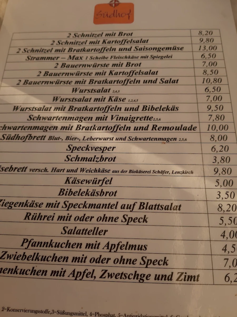 Speisekarte photo 2