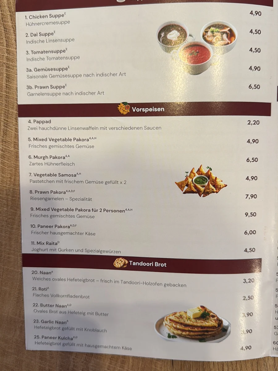 Speisekarte photo 2