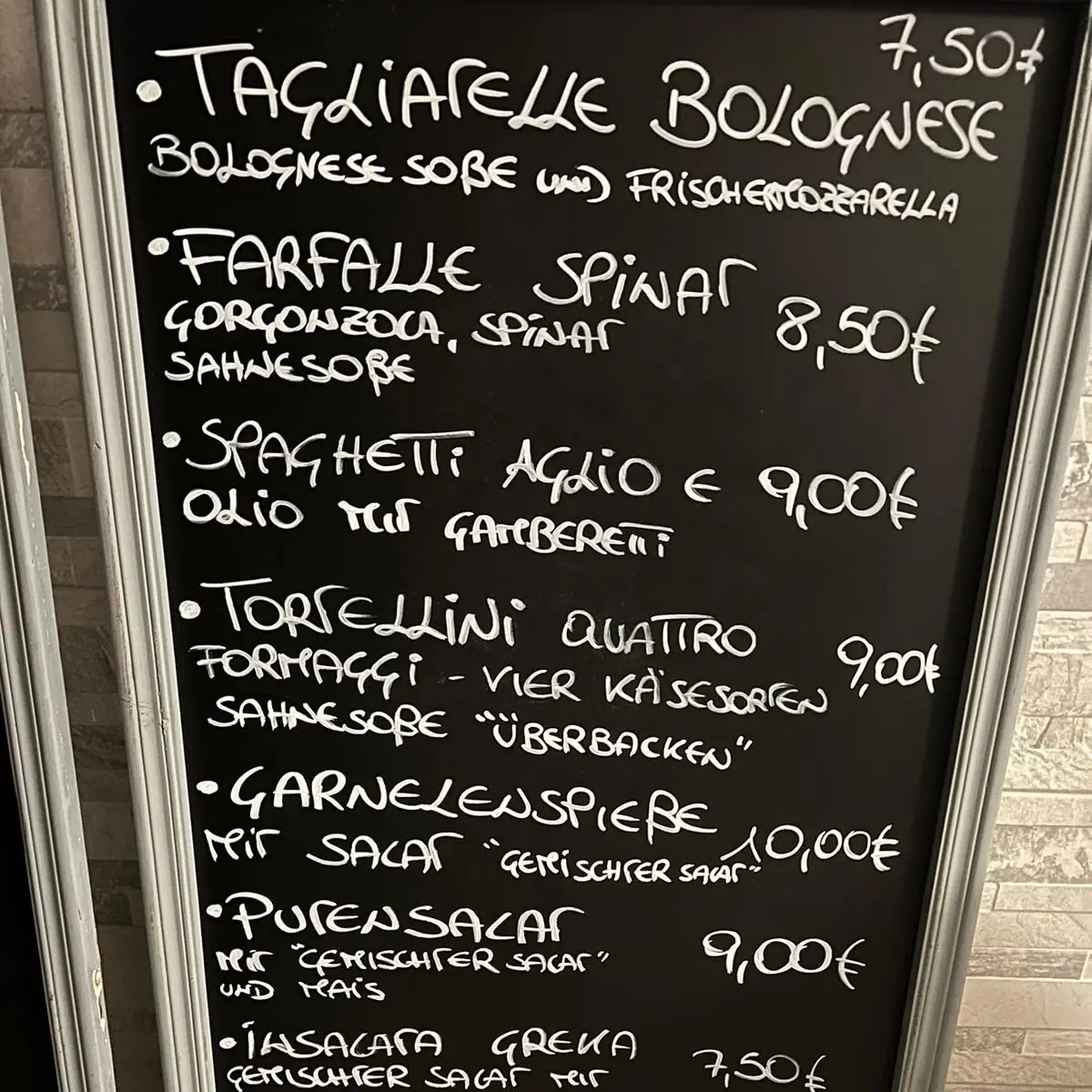 Speisekarte photo 1