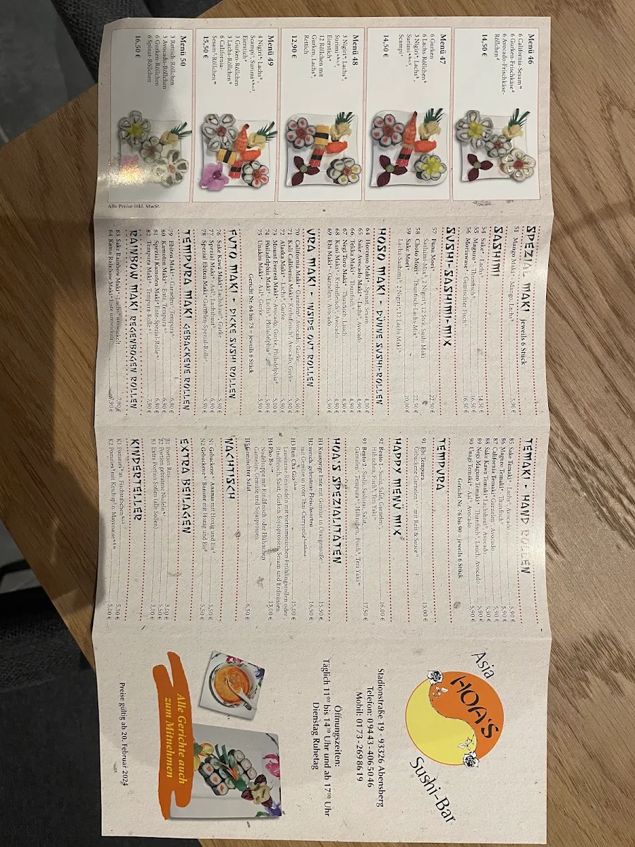 Speisekarte photo 2
