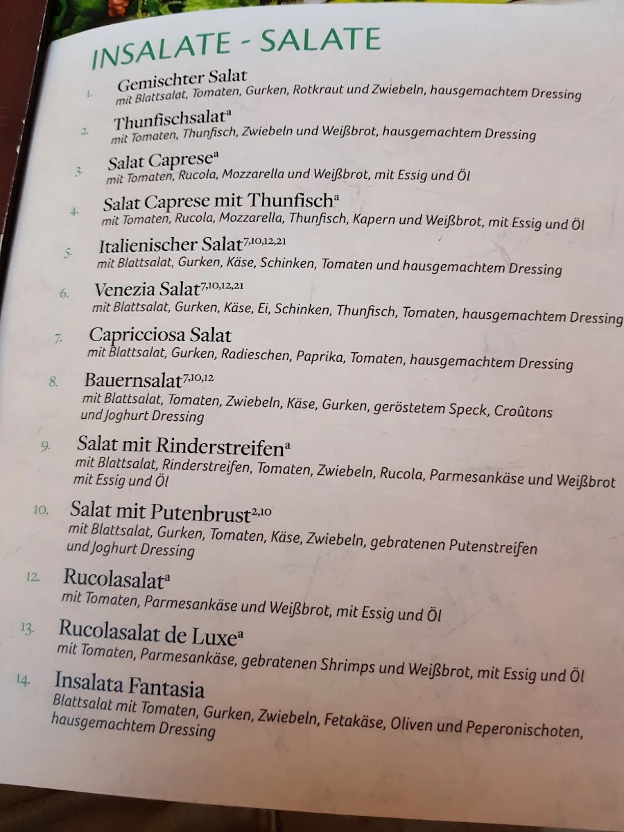 Speisekarte photo 1