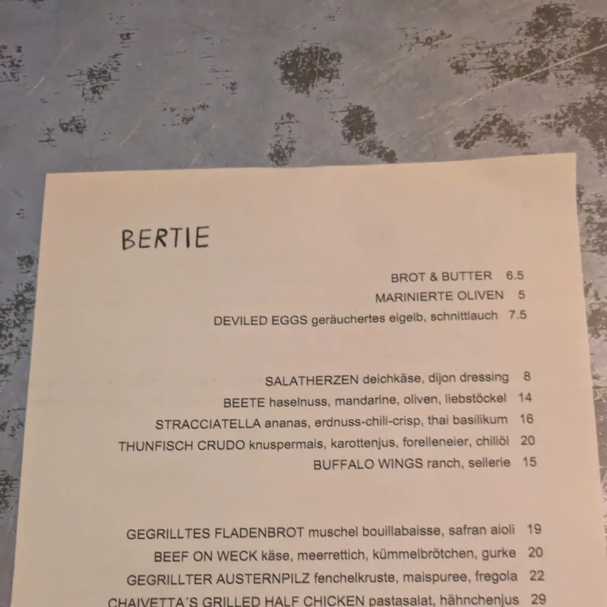 Speisekarte photo 10