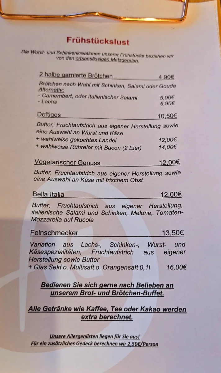 Speisekarte photo 1